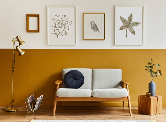 Peinture Jaune Moutarde Nuancier Couleur Ocre Peinture Jaune Moutarde : Sublimez Votre Salon avec Style – Peinture Algo