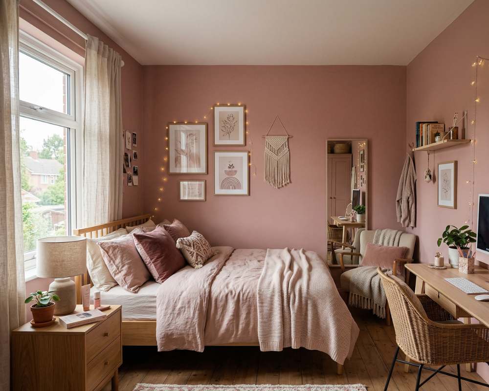 Peinture chambre ado vieux rose – Peinture Algo