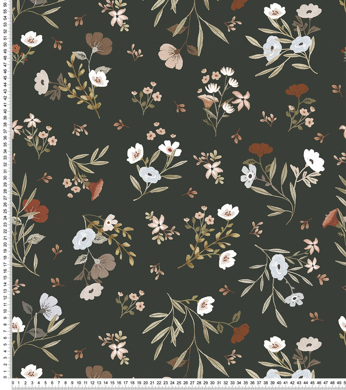 LILYDALE - Papier peint enfant - Motif floral doux et délicat