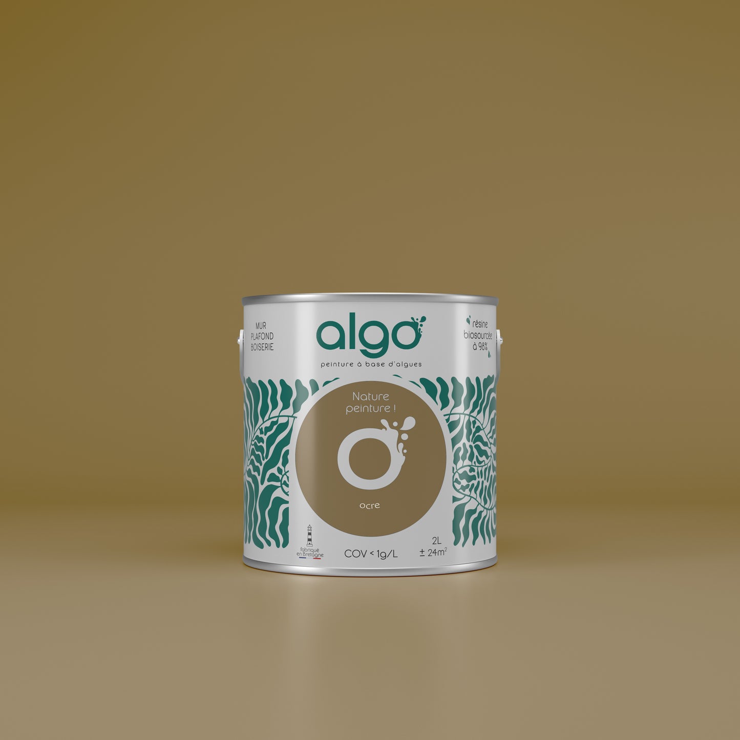 Peinture écologique Algo - Ocre polopolo