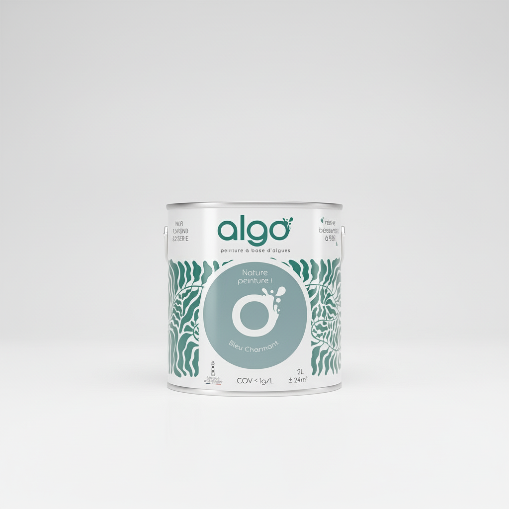 Peinture écologique Algo - Bleu Charmant