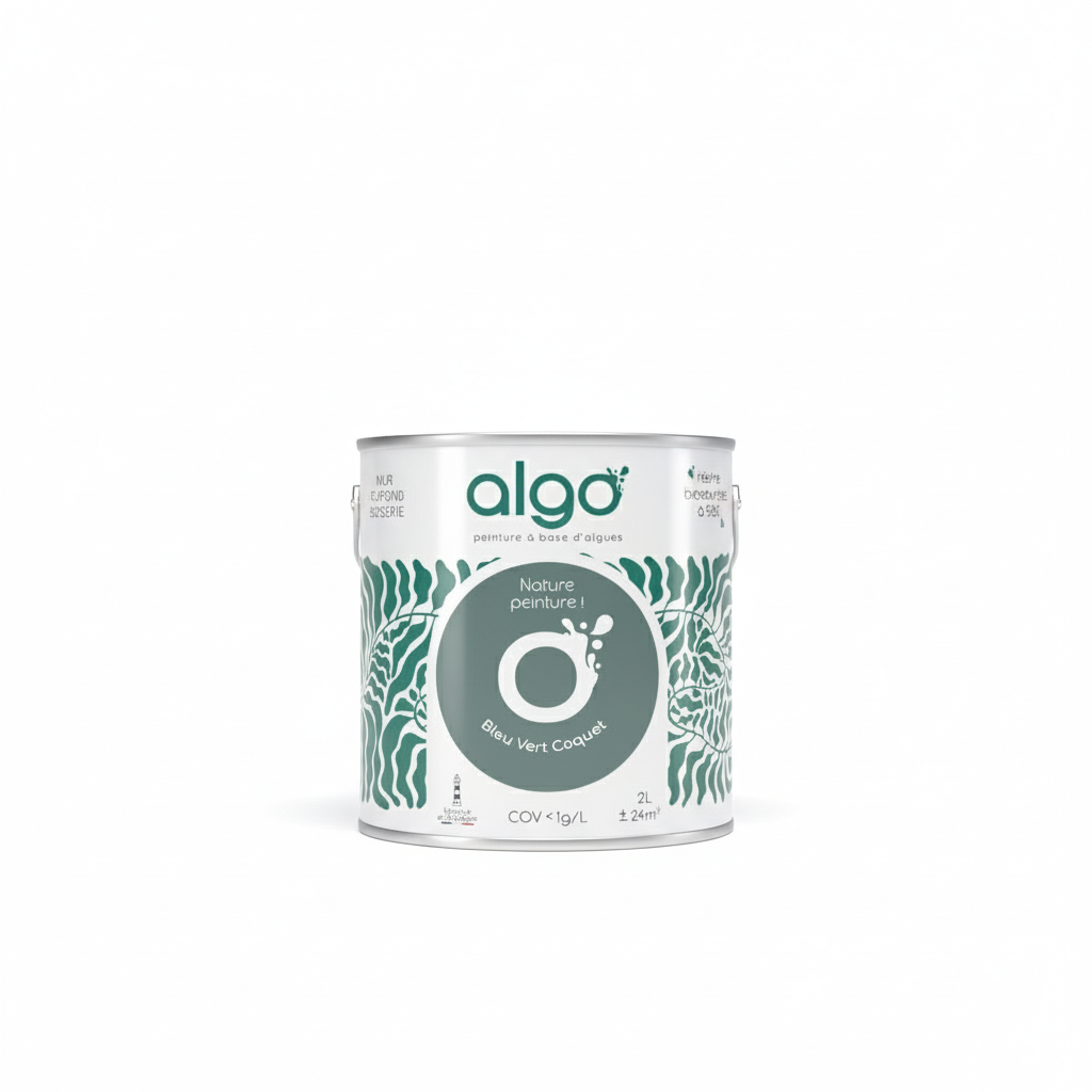 Peinture écologique Algo - Bleu vert Coquet