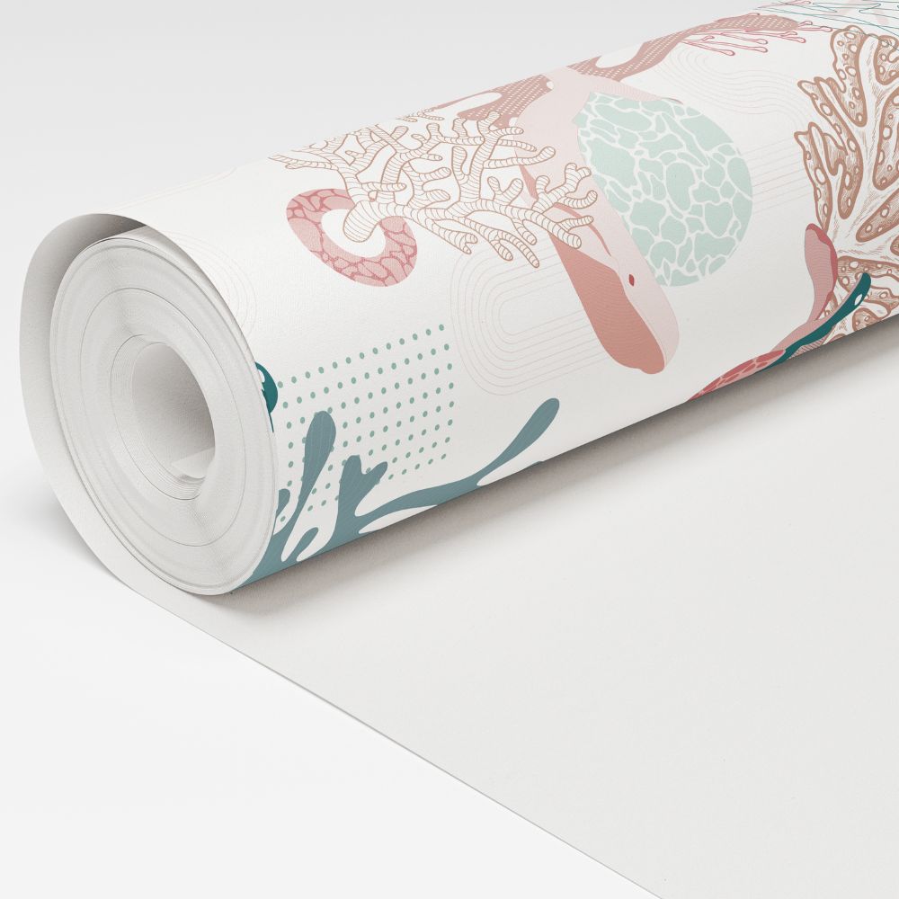 Algo "Petit Mousse" Wallpaper - Powder Pink