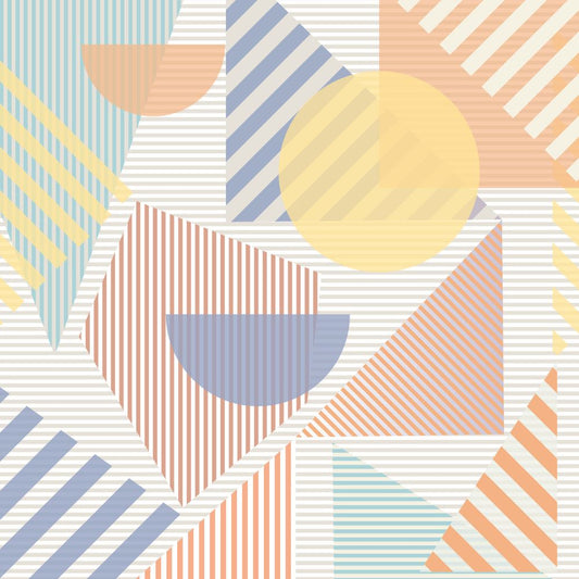 Algo Wallpaper "Sweet Geometry" - Mediterranean