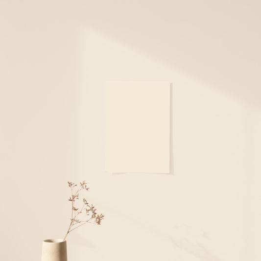 Charming Almond Beige Color Chart Sample