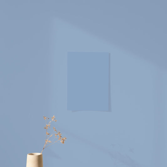 Mediterranean Blue Color Chart Sample