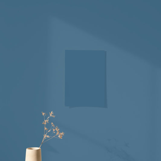 Delicate Blue Color Chart Sample