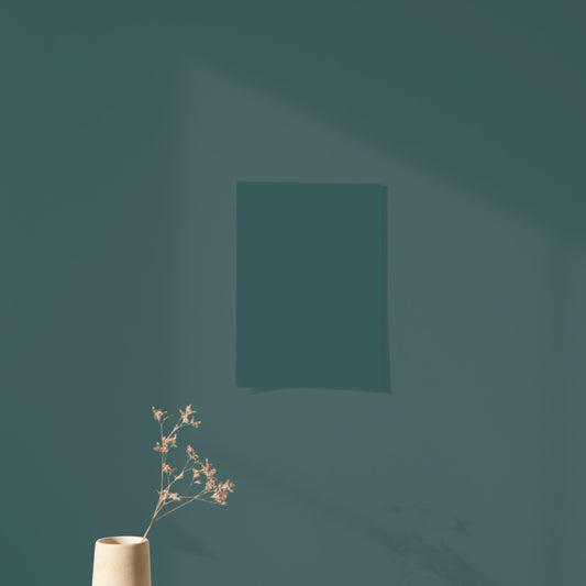 Mullein Blue Green Color Chart Sample