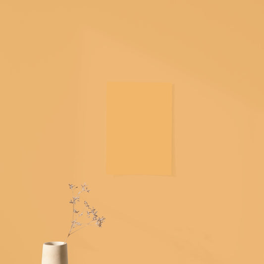 Exquisite Mirabelle Plum Yellow Color Chart Sample