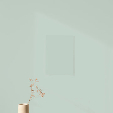 Soothing Water Green Color Chart Sample