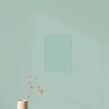 Relaxing Green Color Chart Sample