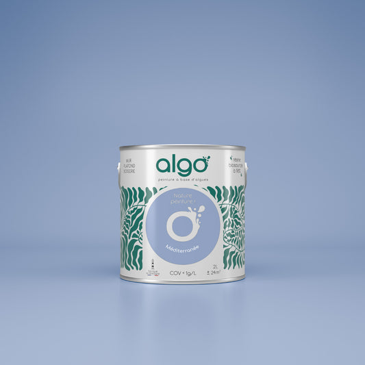 Peinture écologique Algo - Bleu Méditerranée