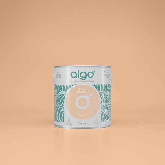 Peinture écologique Algo - Orange Radieux