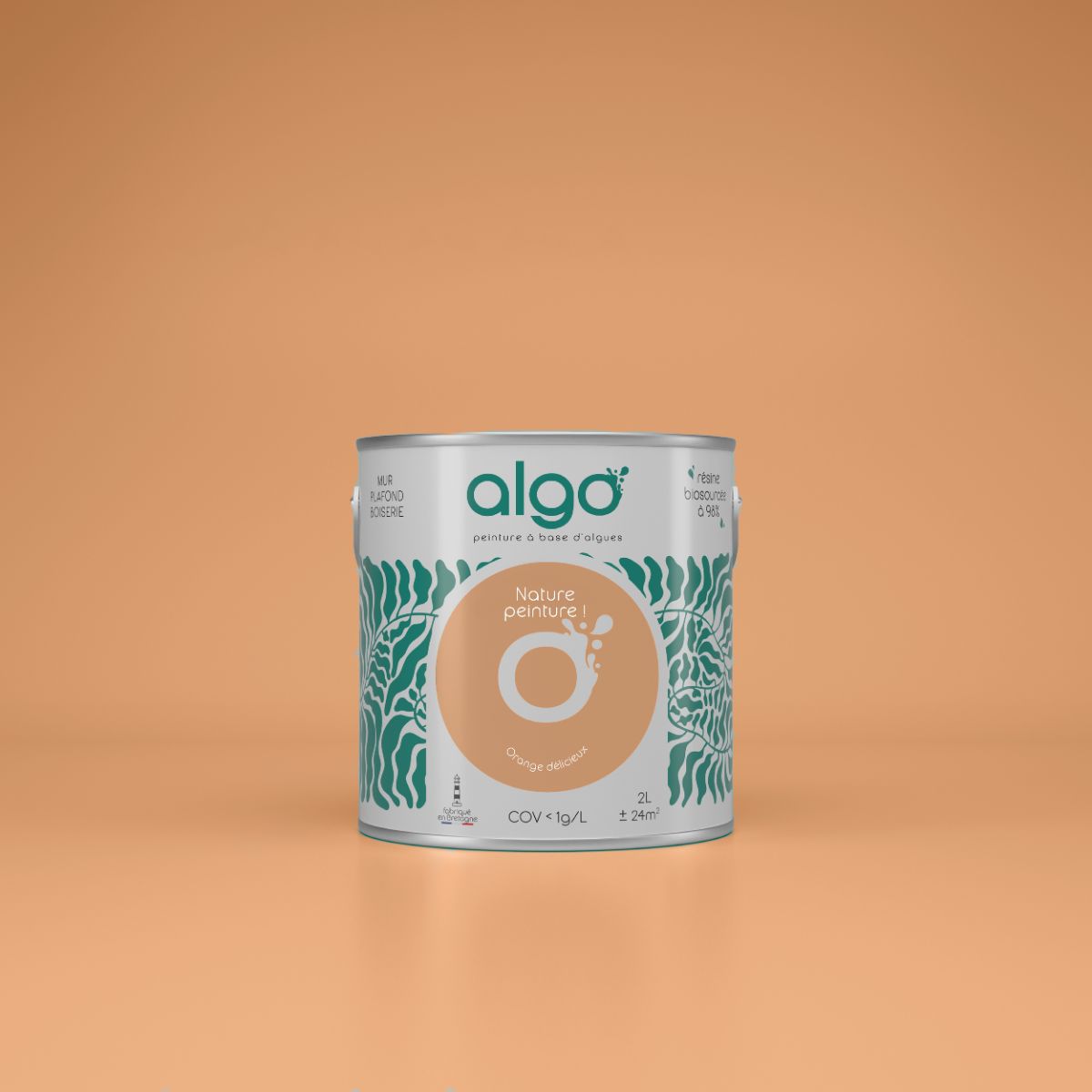 Peinture écologique Algo - Orange Délicieux