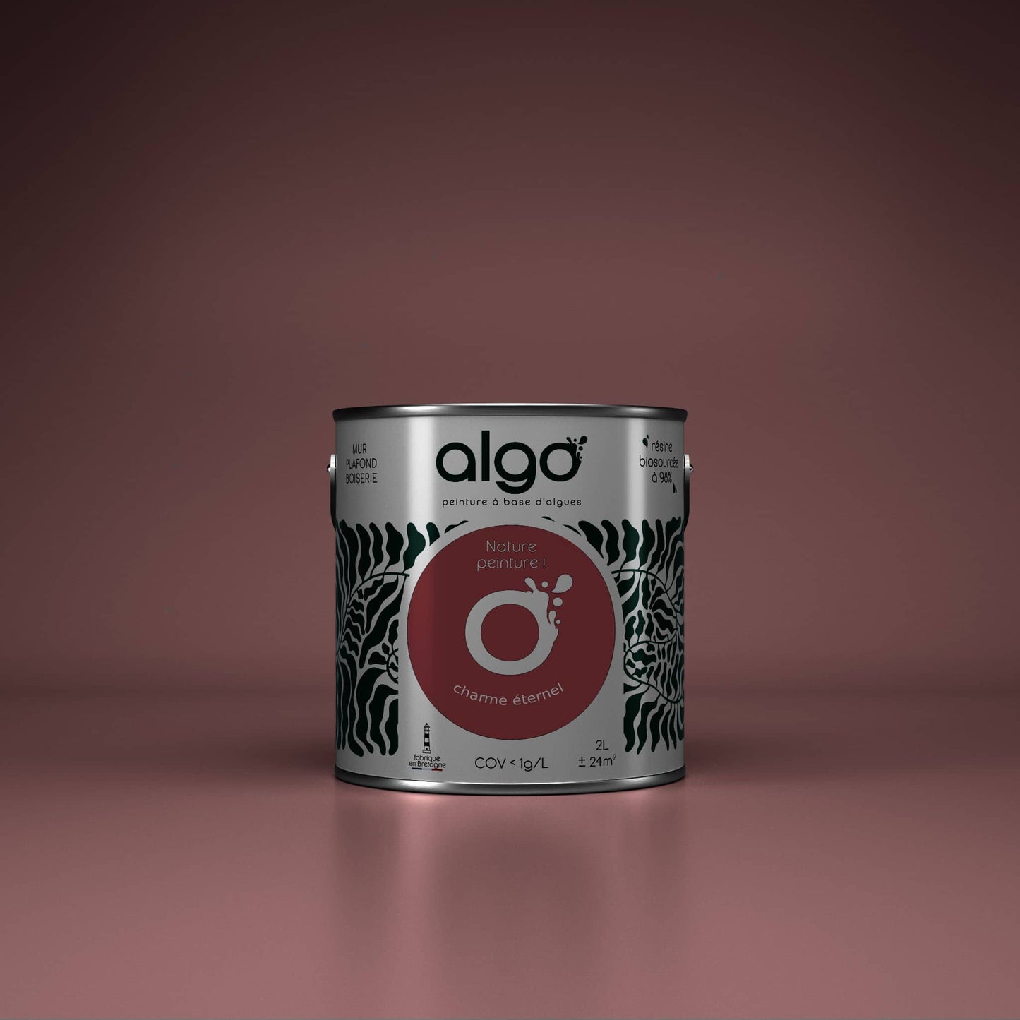 Peinture écologique Algo - Mauve Charme éternel