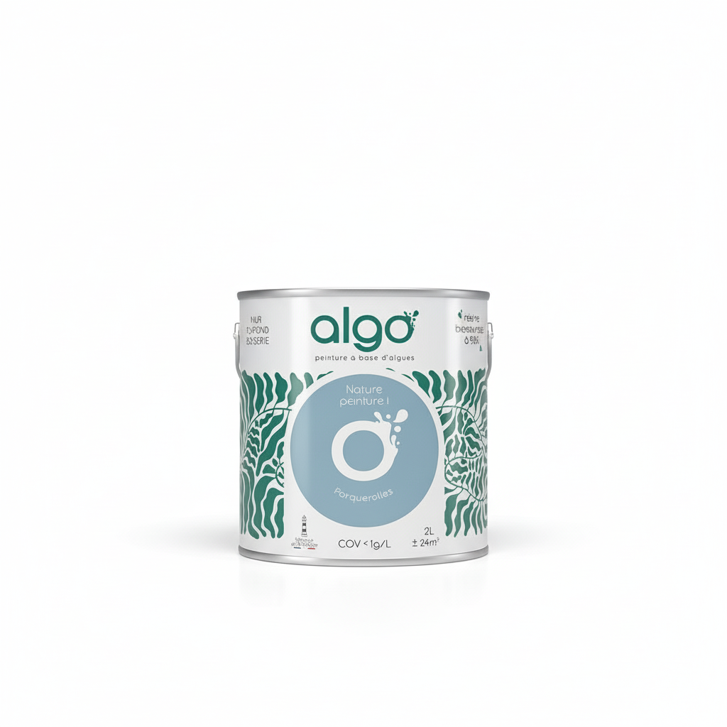 Peinture écologique Algo - Bleu Porquerolles
