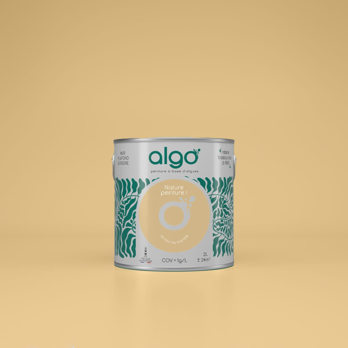 Peinture écologique Algo - Jaune Un tour au Marché
