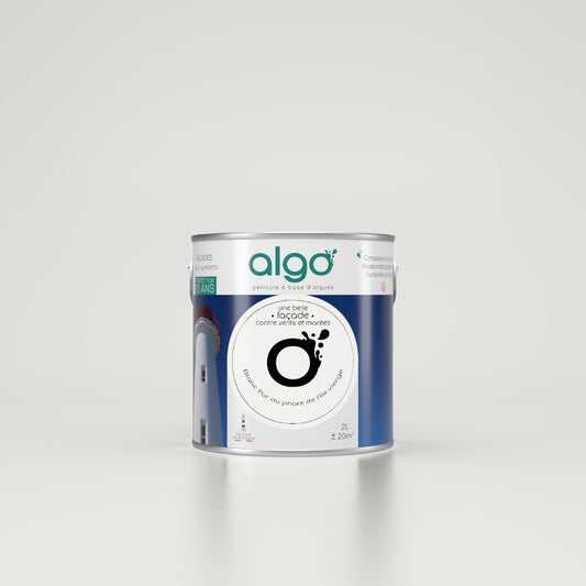Algo White exterior facade paint - based on Pure White scallops from the Virgin Island Lighthouse