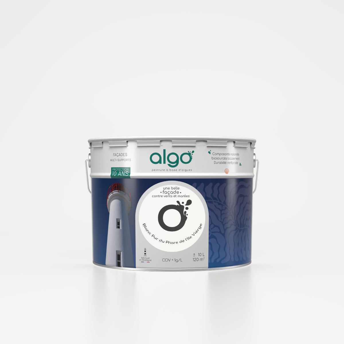 Algo White exterior facade paint - based on Pure White scallops from the Virgin Island Lighthouse