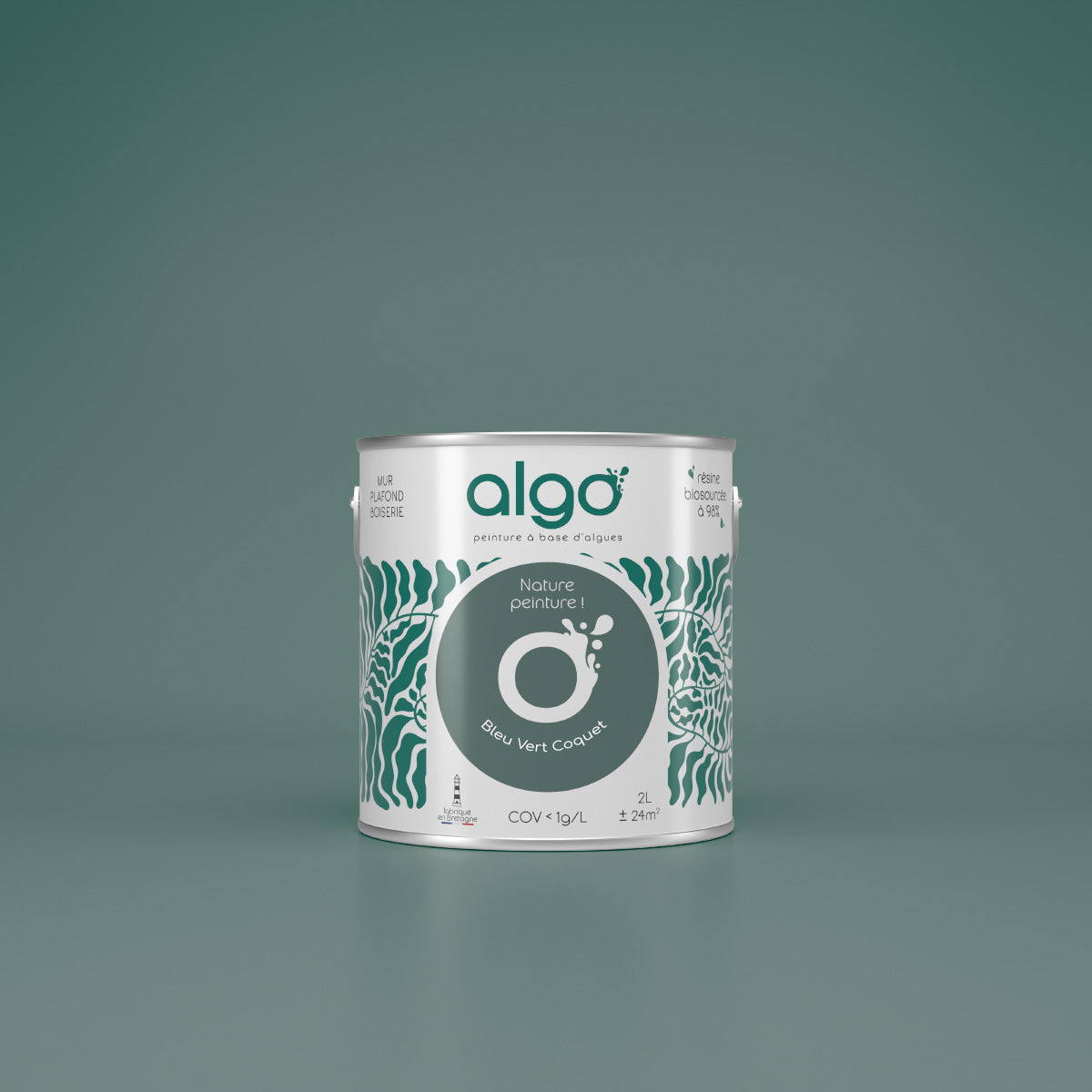 Algo Eco-Friendly Paint - Coquet Blue Green