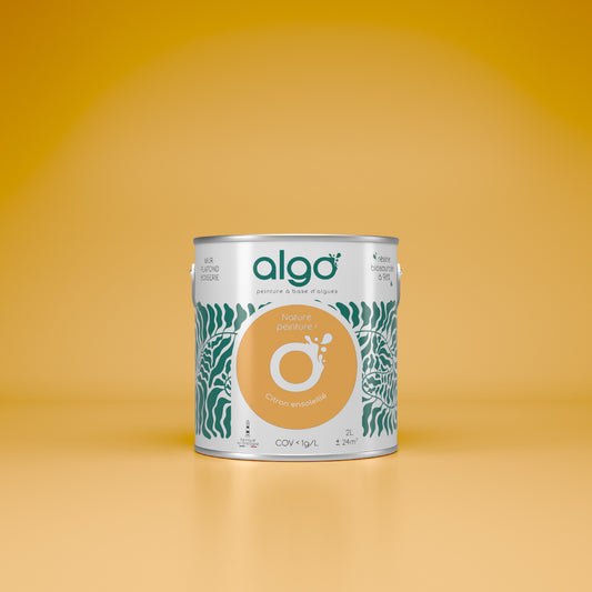 Peinture écologique Algo - Jaune Citron Ensoleillé