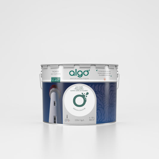 Algo White exterior facade undercoat - made from scallop shells