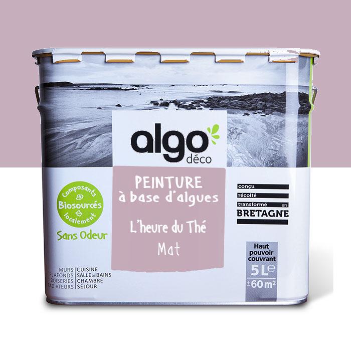 Peinture écologique Algo - Rose L'heure du Thé