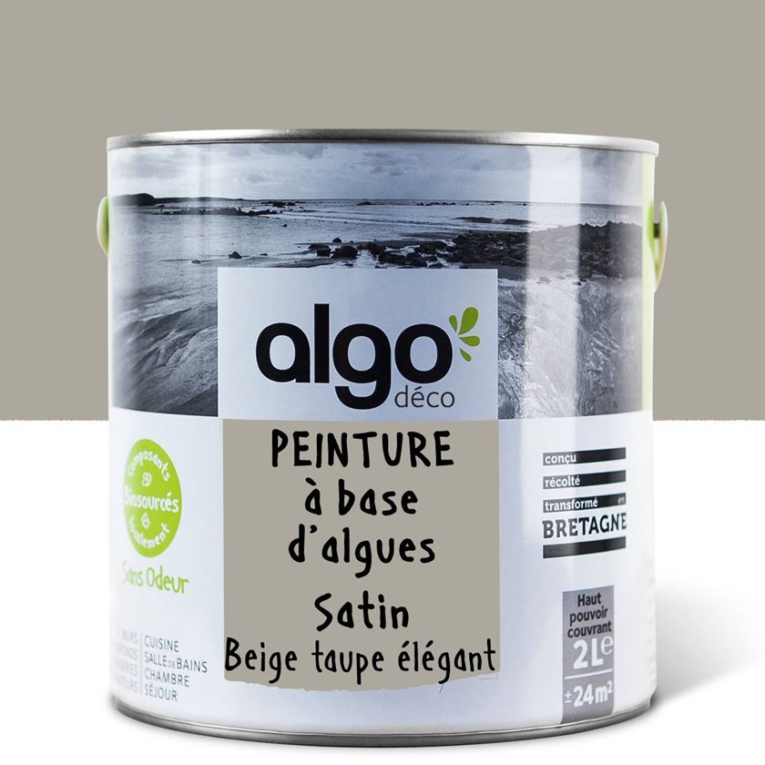 Peinture écologique Algo - Beige Taupe Elegant
