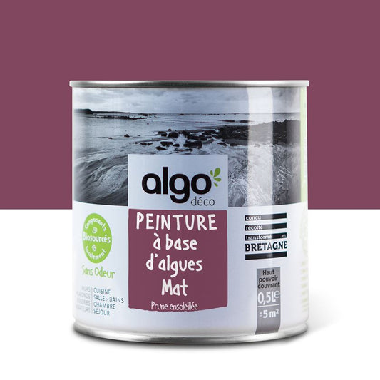 Peinture écologique Algo - Mauve Prune Ensoleillée