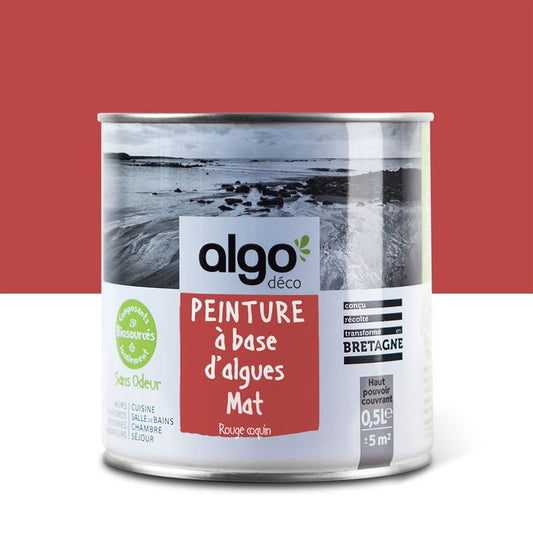 Peinture écologique Algo - Rouge Coquin