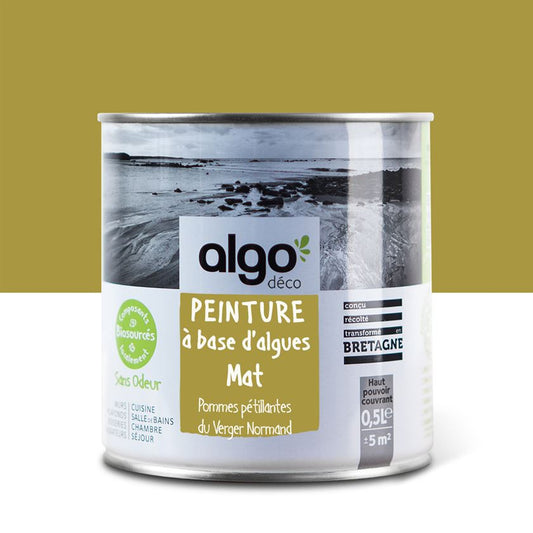 Algo Eco-Friendly Paint - Sparkling Apple Green from the Normandy Orchard
