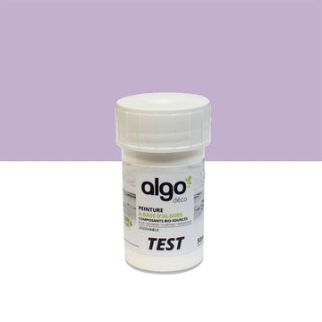 Testeur de Peinture écologique Algo Violet Violette sucrée
