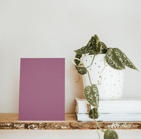 Mauve Color Chart Sample A moment of reverie