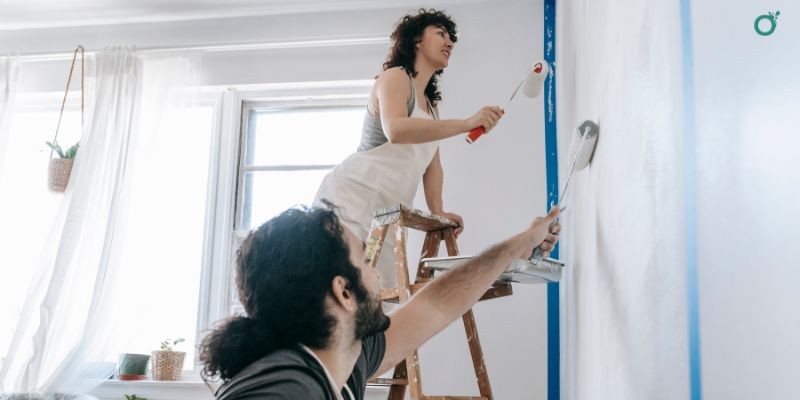 Comment peindre avec de la peinture blanche ?