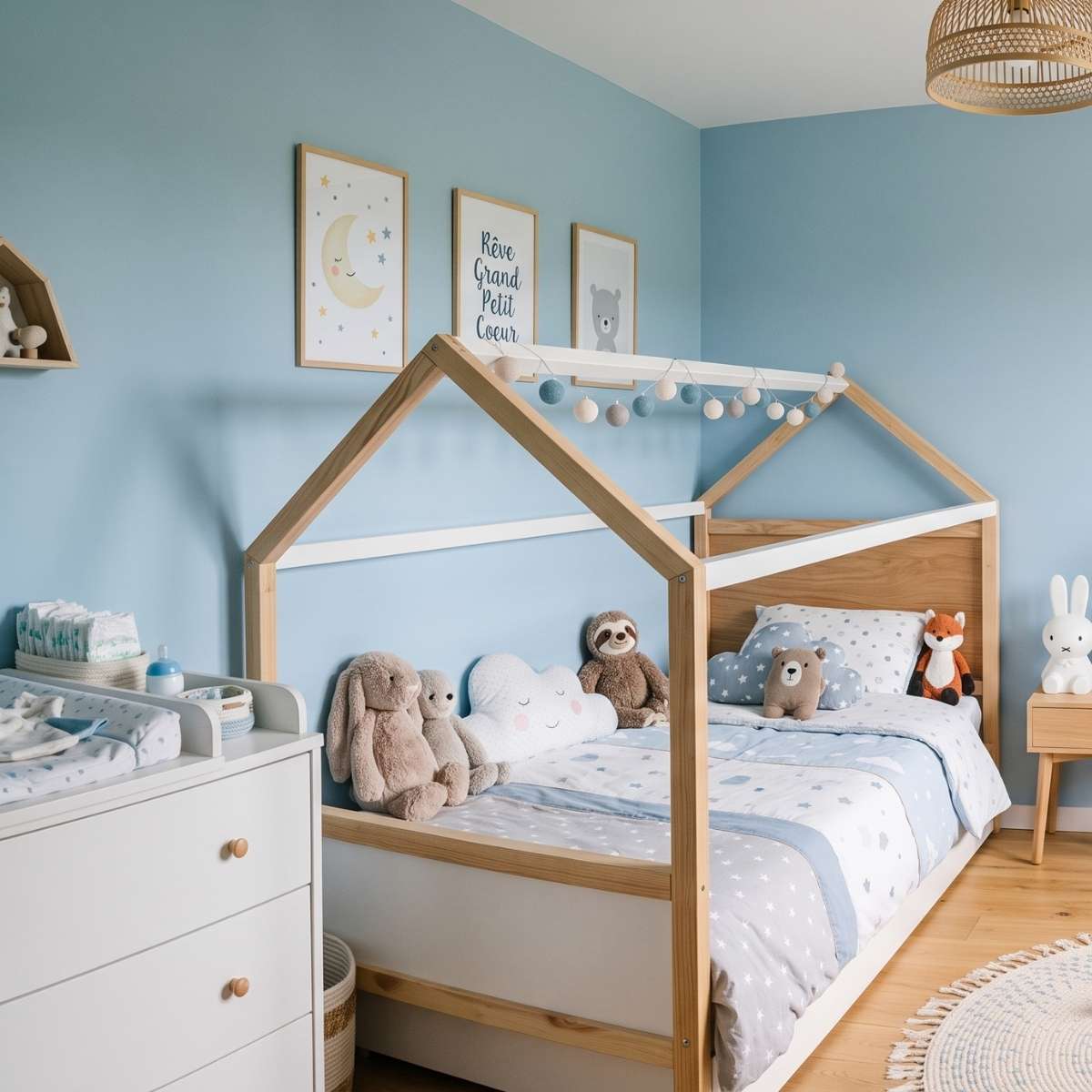 Choisir une peinture avec un faible taux de C.O.V. pour la chambre d'enfant