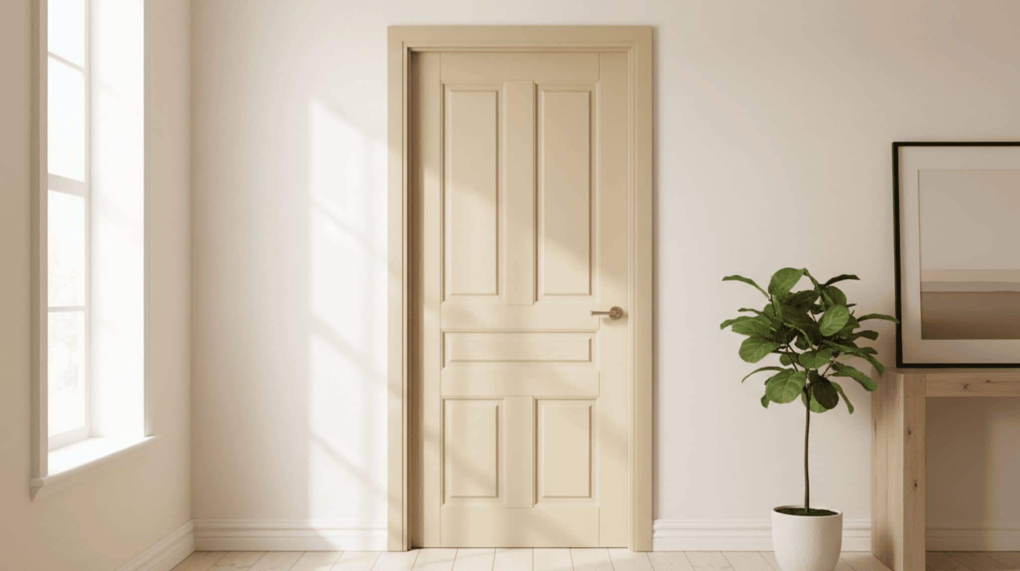 Pourquoi peindre ses portes en couleur beige ?