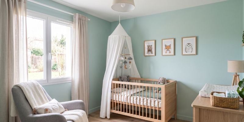 Quelle peinture choisir dans une chambre de bébé ?