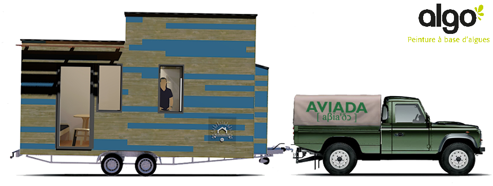 Une nuit dans une Tiny-House peinte en Algo® ça vous dit ?