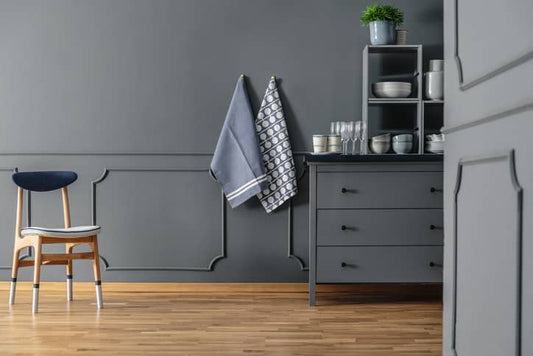 Pourquoi pas une cuisine peinte en gris ?