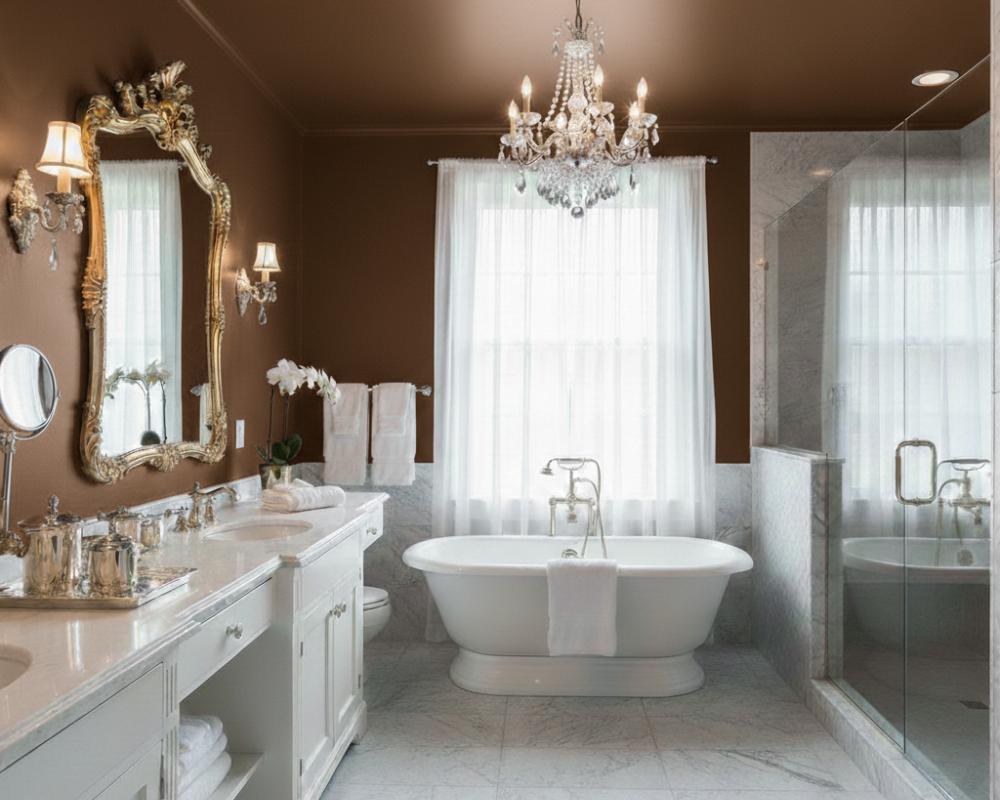 Salle De Bain Marron Chocolat