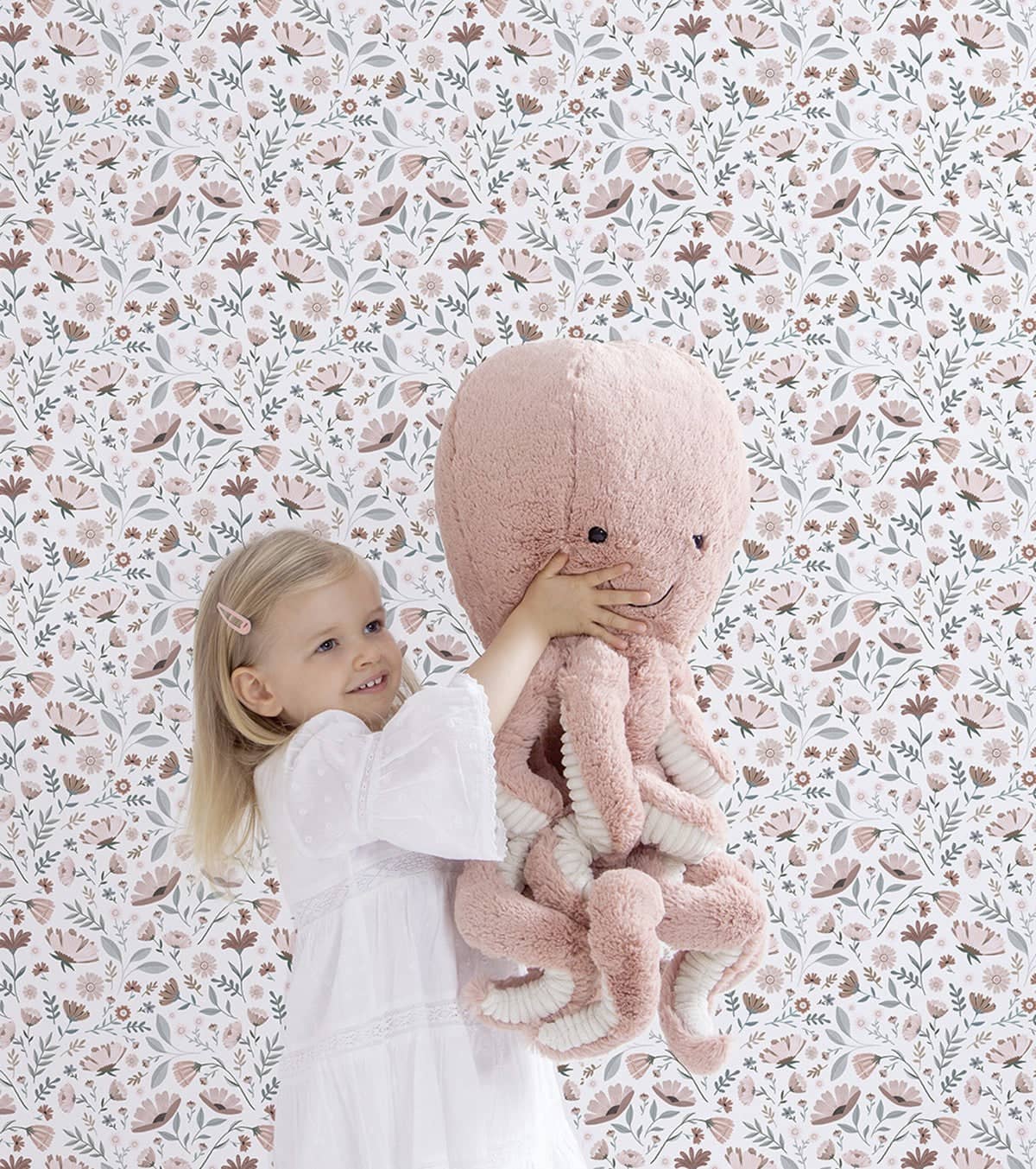 OCEAN FIELD - Papier peint enfant - Motif fleurs de l'océan