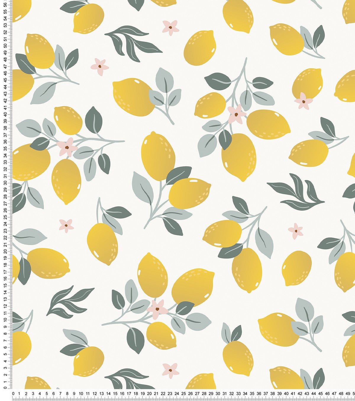 LOUISE - Papier peint enfant - Motif citrons