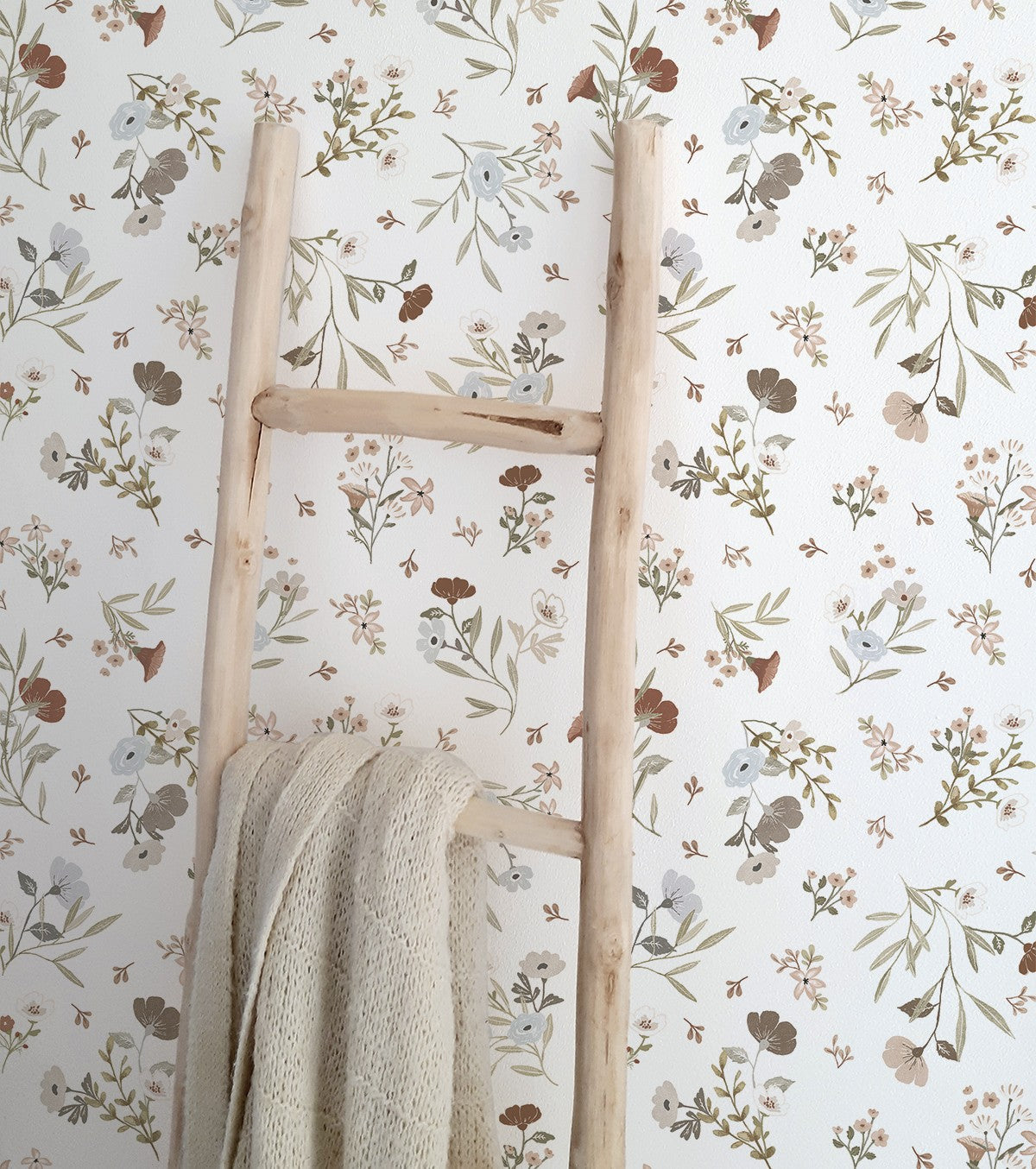 LILYDALE - Papier peint enfant - Motif floral doux et délicat