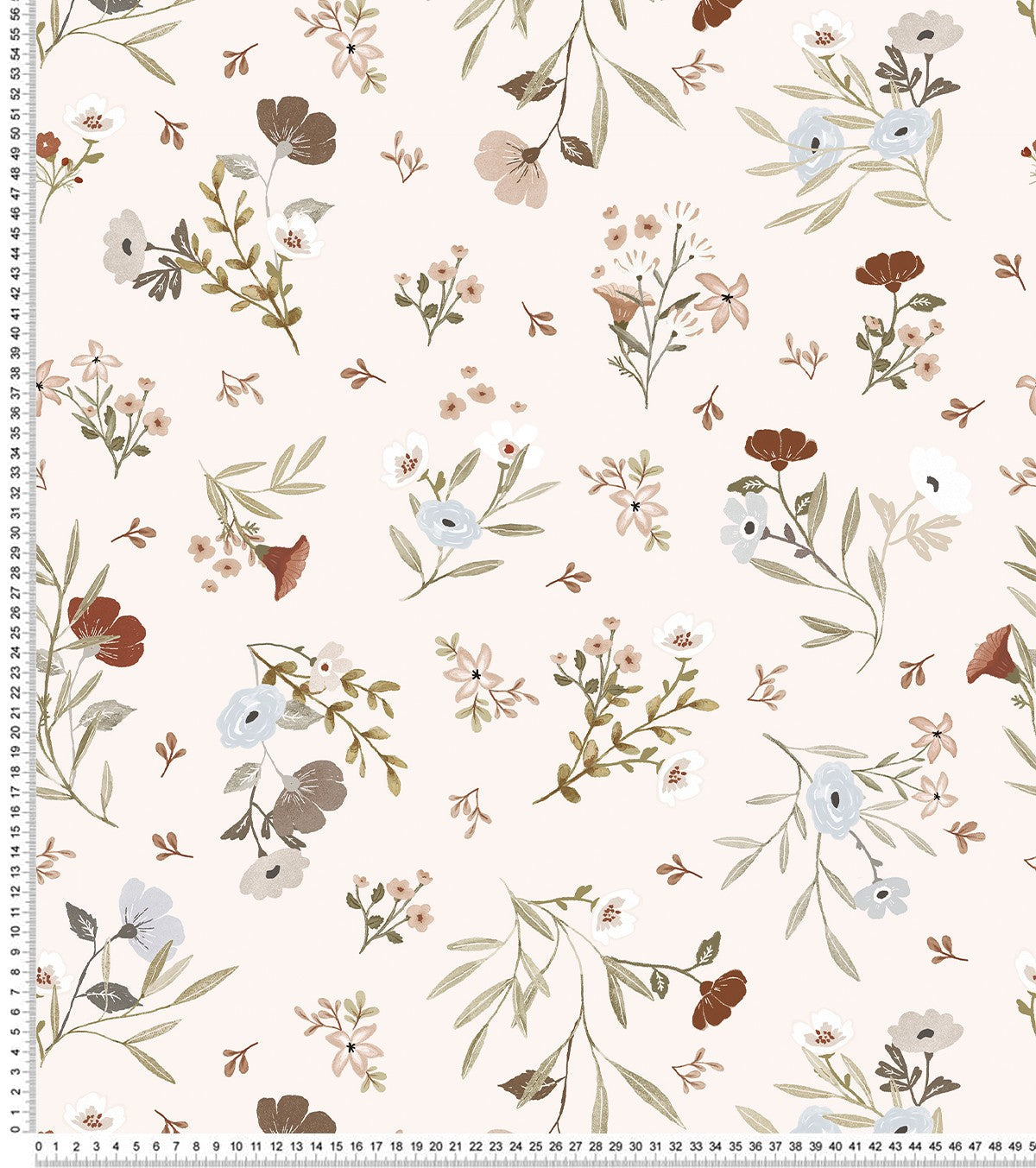 LILYDALE - Papier peint enfant - Motif floral doux et délicat
