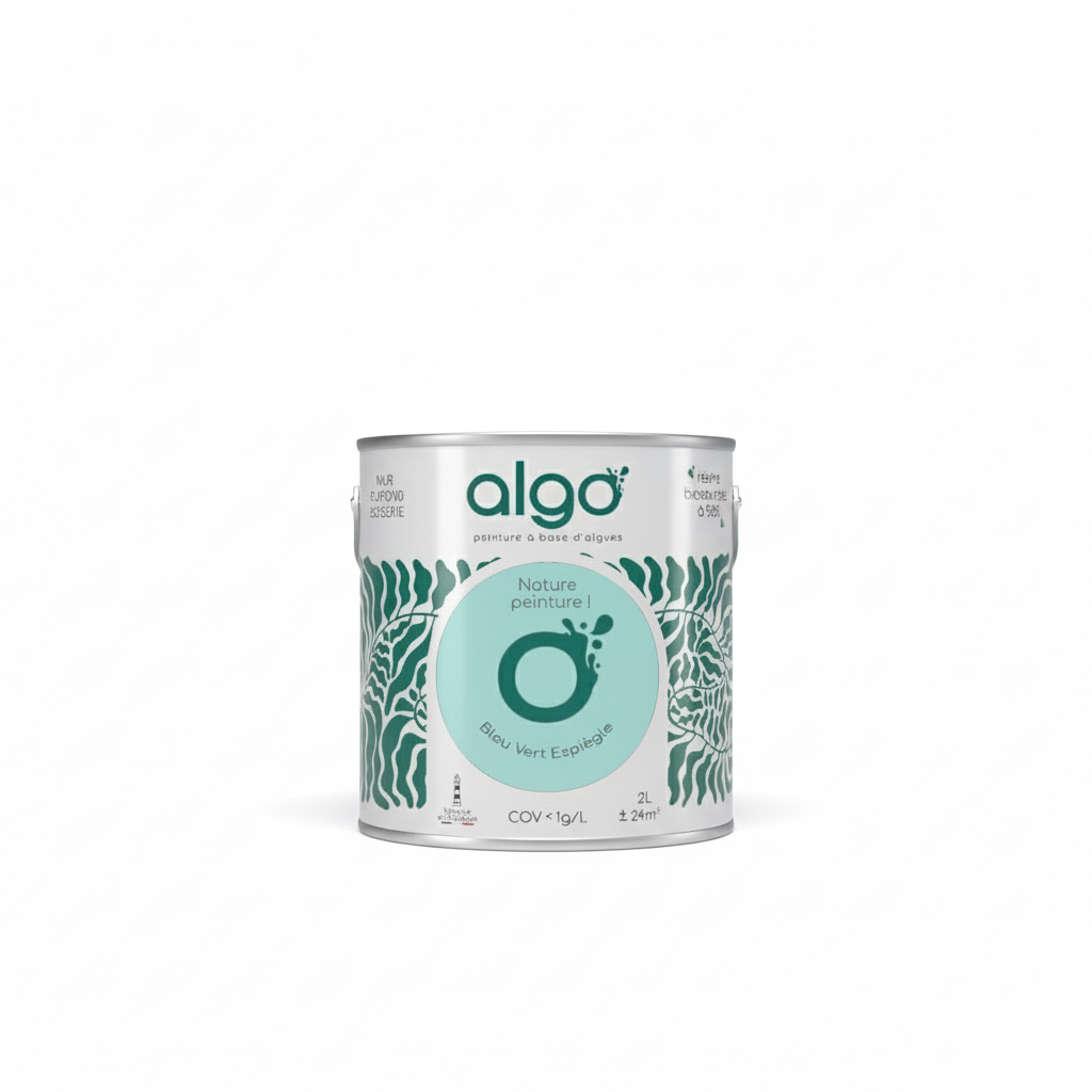 Peinture écologique Algo - Bleu-Vert Espiègle