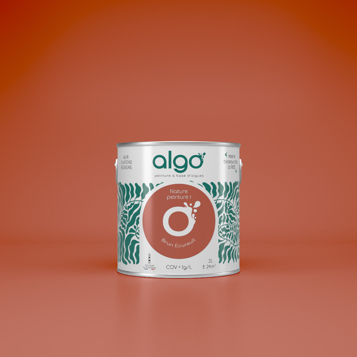 Peinture écologique Algo - Brun écureuil