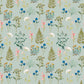 Papier-Peint Algo " Botanique Royale " - 5 lés - vert d'eau apaisant