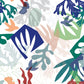 Papier-Peint Algo " Comme Matisse " - Rouge Enflammé