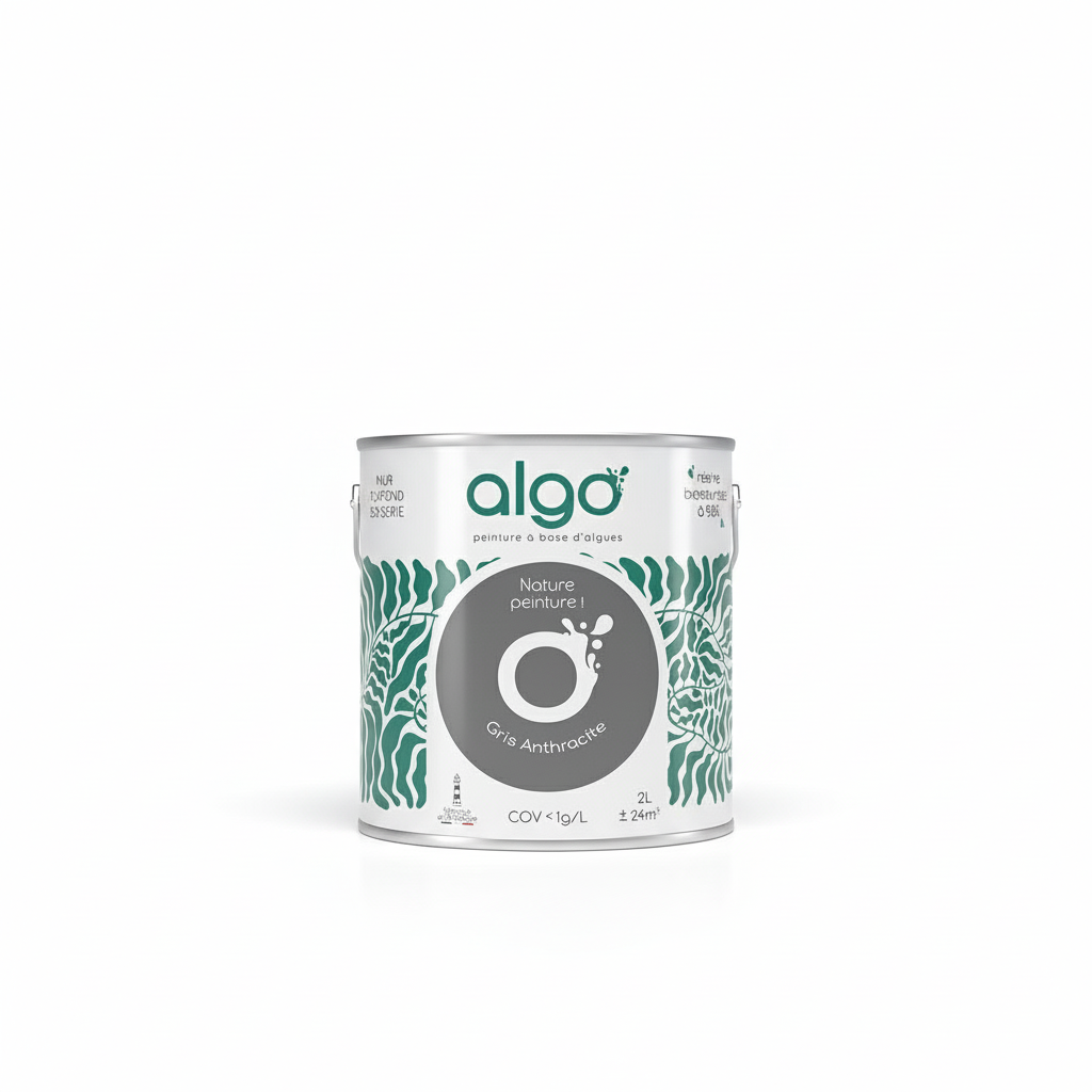 Peinture écologique Algo - Gris Anthracite