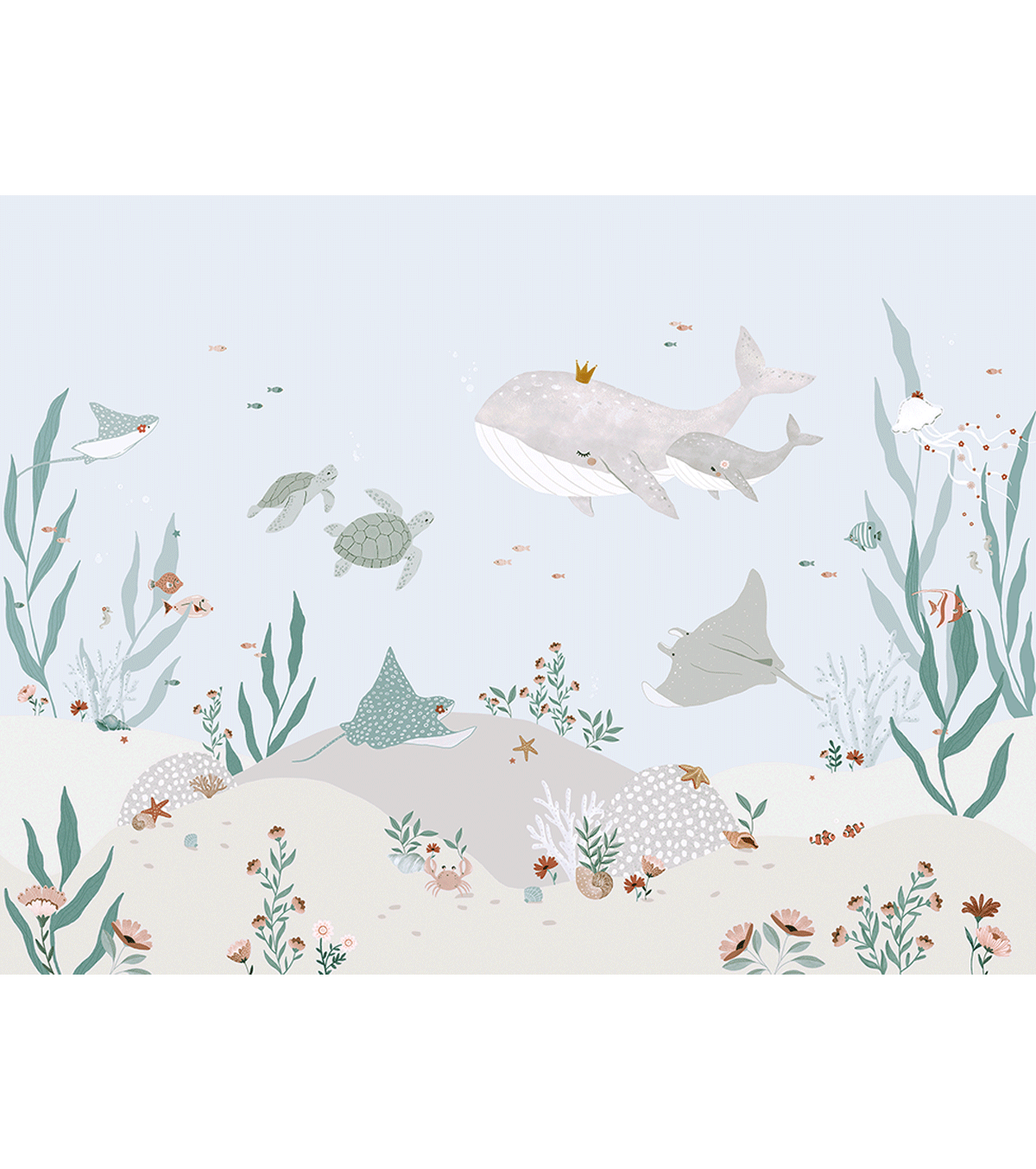 OCEAN FIELD - Papier peint panoramique - Fonds marins